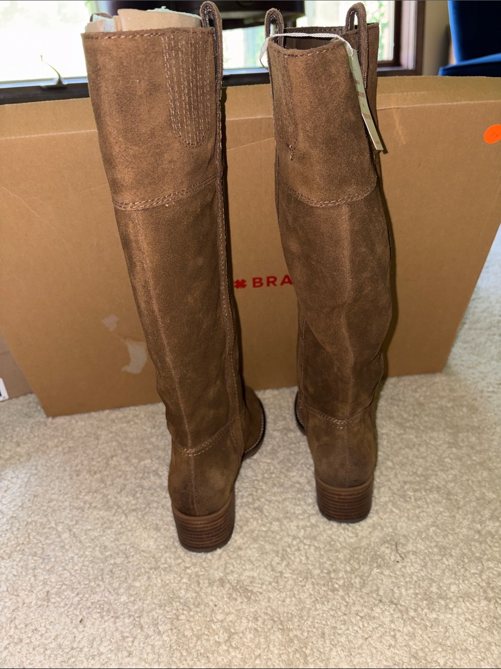 Lucky brand wide calf hibiscus Brown Boots - Picture 4 of 8